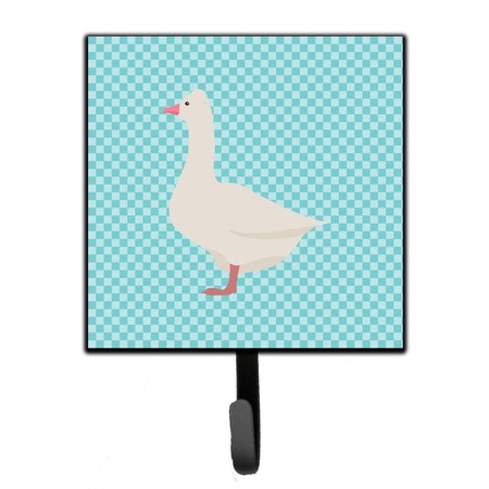 Carolines Treasures Roman Goose Blue Check Leash or Key Holder BB8072SH4